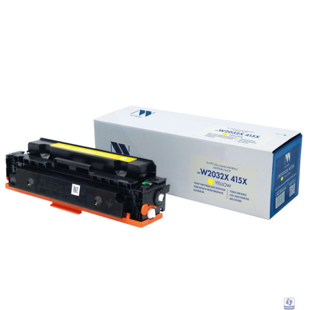 NV Print W2032X Тонер-картридж с чипом для HP Color LaserJet Pro M454dn/M479dw, №415X, Y, 6K, до версии 002_2247A