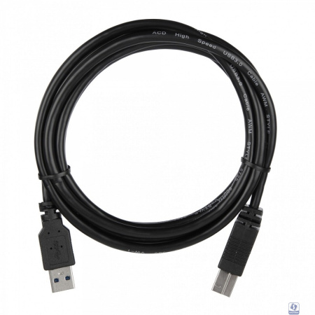 Кабель ACD Кабель ACD-U3ABM-20L |ACD-U3ABM-20L| USB 3.0, A male - B male, ТТХ: |ACD-U3ABM-20L| (7/0.12BC+HDPE)*1P+|(7/0.12BC+HDPE)*2C+7/0.12BC+AL|*2P +7/0.16BC*2C+AL+7/0.12BC+B(80/0.12AL)PVC5.5, Черны