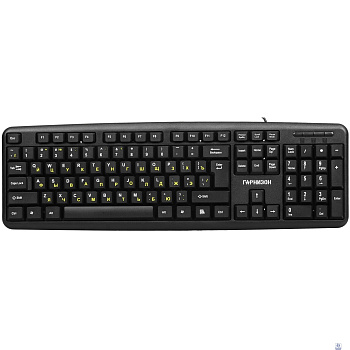 Гарнизон Клавиатура GK-100L, USB, черный, кабель 1.8м