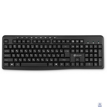 Клавиатура Оклик K225W черный USB беспроводная Multimedia [1875232]
