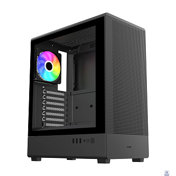 FSP Корпус ATX Minitower M221-BA, USB3.0 x 1/USB2.0 x 2, Black 
