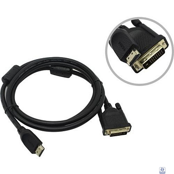 VCOM CG484GD-1.8M Кабель HDMI AM/DVI(24+1)M, 1.8м, CU, 1080P@60Hz, 2F, VCOM  <CG484G-1.8M> [4895182204867]