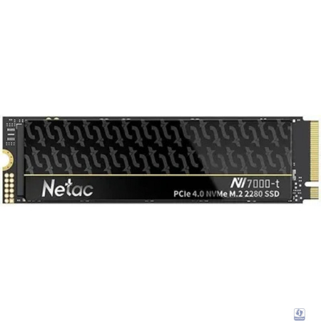 Твердотельный накопитель Netac NV7000-t 2Tb [NT01NV7000T-2T0-E4X] M.2 2280, PCI-E 4.0 x4, 3D NAND, 7300/6700MBs, NVMe 1.4, 1280TBW, heatsink
