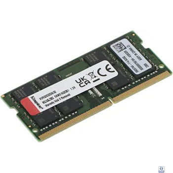 Kingston DDR4 SODIMM 32GB KVR32S22D8/32 PC4-25600, 3200MHz, CL22