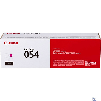 Canon Cartridge 054 M 3022C002  Тонер-картридж для Canon MF645Cx/MF643Cdw/MF641Cw, LBP621/623 (1 200 стр.) пурпурный (GR)