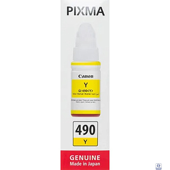 Canon 0666C001 Чернила Canon GI-490 Y (yellow), 70 мл