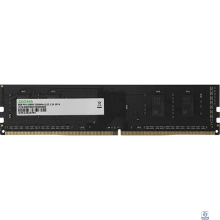 Digma DDR4 DIMM 8GB DGMAD43200008S PC4-25600, 3200MHz