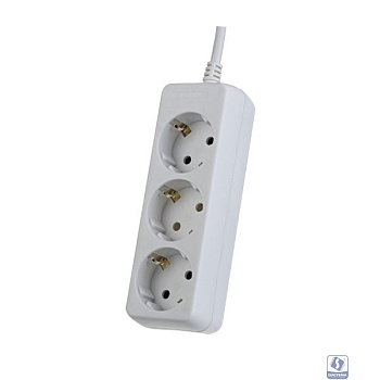 Perfeo Сетевой удлинитель с заземлением "POWERMATE",PF_A4689 (7,0м, 3 розетки, белый (PF-PE-3/7,0-W))