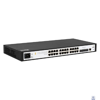 SNR SNR-S5210G-24TX Управляемый коммутатор уровня 2+, 24 порта 10/100/1000Base-T, 4 порта 1/10G SFP+, встроенный БП ~220V AC