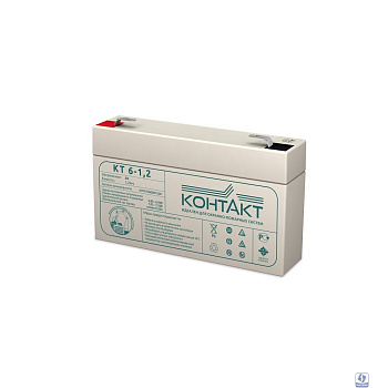 Контакт АКБ КТ 6-1,2 6V/1,2Ah 