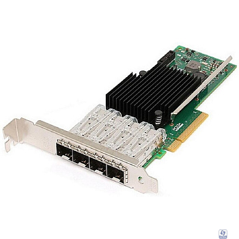 Сетевой адаптер Intel Intel® Ethernet Converged Network Adapter X710-DA4 4x SFP+ port 10GbE/1GbE, PCI-E v3 x4, VMDq. PCI-SIG* SR-IOV, w/o RDMA, Low Profile (081399) 