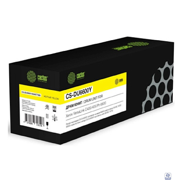 Блок фотобарабана Cactus CS-DU6600Y 604K77585 желтый ч/б:60000стр. для VersaLink C400/405, Ph 6600 Xerox