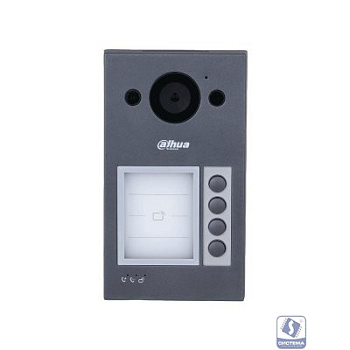 DAHUA DHI-VTO3311Q-WP Вызывная WIFI панель с разрешением камеры 2мп и CMOS сенсором, IP65, IK08, Поддержка режима "Ночь" и голосового оповещения, питание DC 12V, PoE