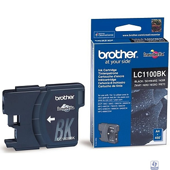 Cactus LC-1100BK Картридж струйный  для Brother DCP-385c/6690cw/MFC-990/5890/5895/6490, черный (26мл)