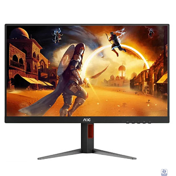 LCD AOC 27" Q27G4/D Black-Red с поворотом экрана {IPS 2560x1440 200Hz 0.3ms 178/178 450cd HDMI2.0 DisplayPort1.4)