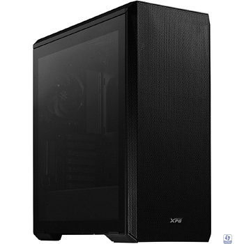 XPG DEFENDER BLACK (DEFENDER-BKCWW) (Midi-Tower, черный, TG, 120mm fan*3)
