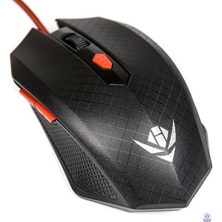 Мышь Dialog MOG-08U Nakatomi Gaming - 6 кнопок + ролик, USB ,черная