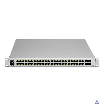 UBIQUITI USW-Pro-48-POE PoE-коммутатор в стойку, 48х 1G RJ45, 4х 10G SFP+, раздача 600 Вт