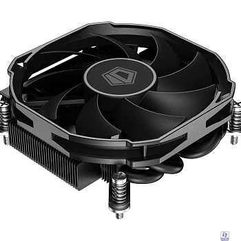 Cooler ID-Cooling IS-30i BLACK LGA1700/1200/115X низкопрофильный высота 30mm (36шт/кор, TDP 100W, PWM, 4 тепл.трубки прямого контакта, FAN 92mm) BOX