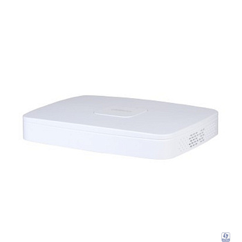 DAHUA DHI-NVR4108-8P-EI 8-канальный IP-видеорегистратор c PoE, 4K, H.265+, видеоаналитика, входящий поток до 256Мбит/с, 1 SATA III до 16Тбайт