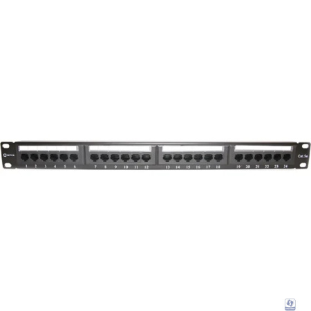 5bites PPU55-07 Патч-панель UTP / 5E / 24P / KRONE / 110 / DUAL IDC / 1U / 19"