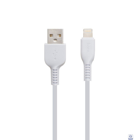 HOCO Кабель USB2.0 Hoco AM/Lightning, 2А, X13, 1м, белый, коробка