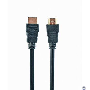 Кабель HDMI Cablexpert 19M/19M, v2.0, медь, позол.контакты, экран, 20м, черный, пакет [CC-HDMI4-20M]