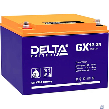 Delta GX 12-24 (24 А\ч, 12В) свинцово- кислотный аккумулятор  