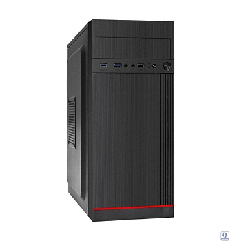 Exegate EX290174RUS Корпус Miditower ExeGate AA-442U2 (ATX, без БП, 1*USB+2*USB3.0, аудио, черный)