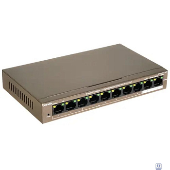 Поврежденная упаковка TENDA TEF1110P-8-102W Коммутатор настольный 8-Ports 10/100 Base-TX + 2-Ports 10/100/1000 Base-TX 8-Ports PoE(PoE бюджет 99W)