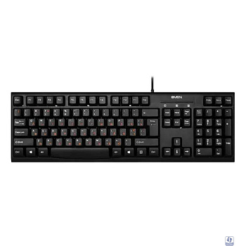 Клавиатура SVEN KB-S300 чёрная (104кл.)