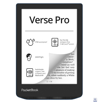 Электронная книга PocketBook 634 Verse Pro Azure