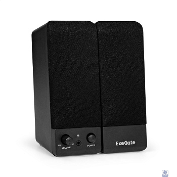 ExeGate Accord 235 (Активная, питание 220В, 2х3Вт, 30-18000Гц, цвет черный, дерево, разъем для наушников, Color Box) [EX294431RUS]