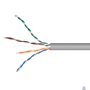 Cablexpert [UPC-5051E-4-CU] Кабель Cablexpert (RU) UTP indoor 4x2x0.51, медный, кат.5e, однож., 305м, box, серый