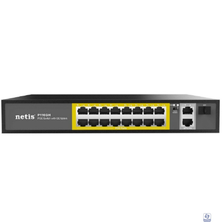 Коммутатор Netis P116GH, неуправляемый
