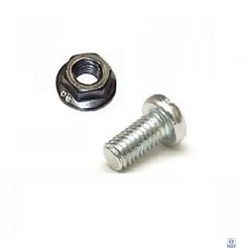 ЦМО Комплект монтажный № 1 (винт, шайба, гайка),  упаковка 50 шт. (КМ-1-50) (50 шт)   