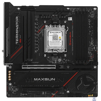 MS-Terminator B850M PRO II WIFI7 (Socket AM5, mATX, 4*DDR5(192Gb), DP/HDMI, 2*SATA3, 3*M.2, 1*PCIEx16/1*PCIEx1, 1* Type-C, 4*USB 2.0, 4*USB 3.2, LAN 1*2.5G, SPDIF, WiFi7,  RTL)