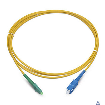 Cabeus FOP(s)-9-LC/APC-SC/UPC-3m Шнур оптический simplex LC/APC-SC/UPC 9/125 sm 3м LSZH
