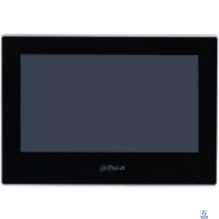 DAHUA DHI-VTH2621G-WP Видеодомофон IP 7 дюймовый с WiFi 2.4ГГц, черный, ёмкостной сенсорный экран, питание DC 12В/PoE