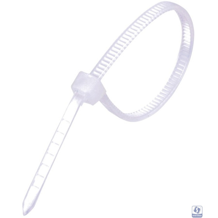 Exegate EX253846RUS Стяжка нейлоновая, неоткрывающаяся. Exegate <CV-100W>, 100мм, упак. 100шт White