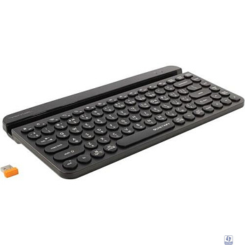 Клавиатура A4Tech Fstyler FBK30 черный/серый USB беспроводная BT/Radio slim Multimedia (FBK30 BLACKC