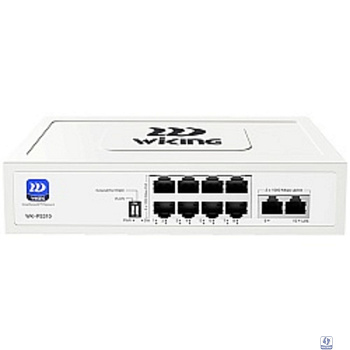 Wi-Tek WK-PS310 коммутатор WIKING неуправляемый PoE 76Вт, 8GE(PoE)+2GE