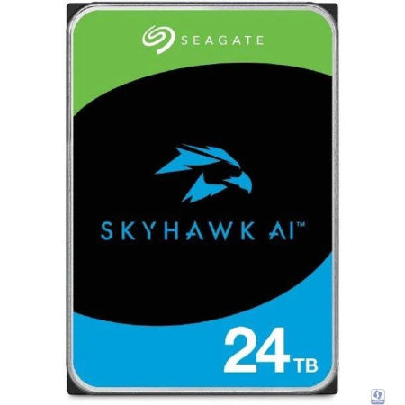 24Tb Seagate SkyHawk AI Survelilance SATA3 3.5" 256Mb 7200rpm ST24000VE002
