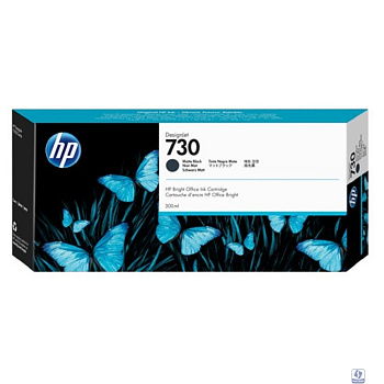 HP 730 P2V71A Картридж HP матовый черный  