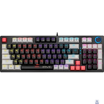 Defender Механическая клавиатура Hawk GK-418 RU,радужн,97кн,1,5м,крас.свитч [45418]