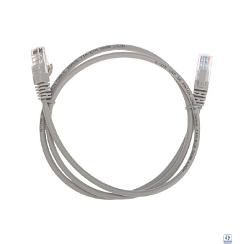 Rexant (02-0100-1) Патч-корд U/UTP, CAT 5e, RJ45-RJ45, 26AWG, LSZH, серый, 1м
