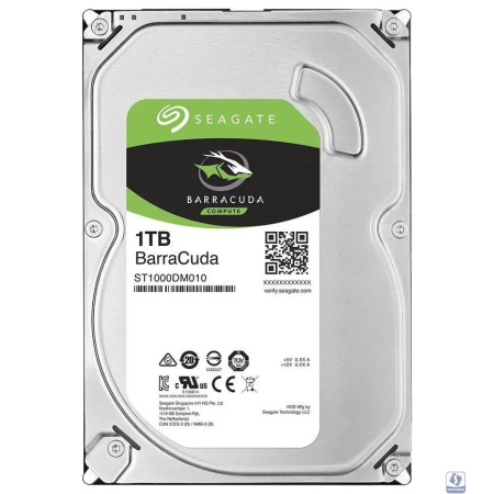1TB Seagate BarraCuda (ST1000DM010)  RECERTIFIED HDD 