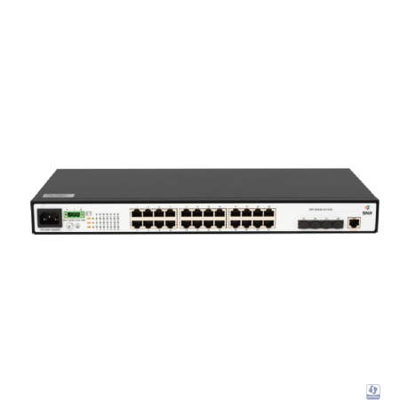 SNR SNR-S2985G-24T-UPS Управляемый гигабитный коммутатор уровня 2, 24 порта 10/100/1000Base-T, 4 порта 100/1000Base-X (SFP), встроенный БП ~220V AC, разъем для АКБ 12V с возможностью заряда