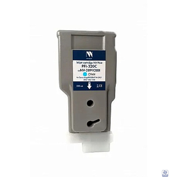 Струйный картридж NV Print PFI-320C (NV-2891C001) Cyan для Canon ImagePROGRAF TM-200/205/300/305 (300 мл) 