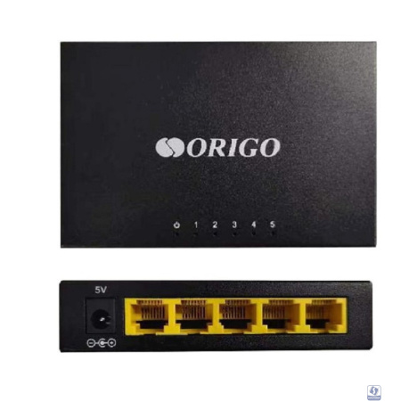 ORIGO OS1205/A1A Неуправляемый коммутатор 5x100Base-TX, корпус металл